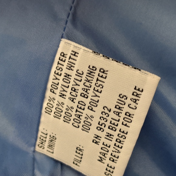 RP sport by Regen Park Light Blue Quilt jacket Size L - Picture 13 of 13